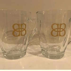Baileys Vintage Irish Cream Liqueur Coffee Mug BB Gold Logo Design, Set of two